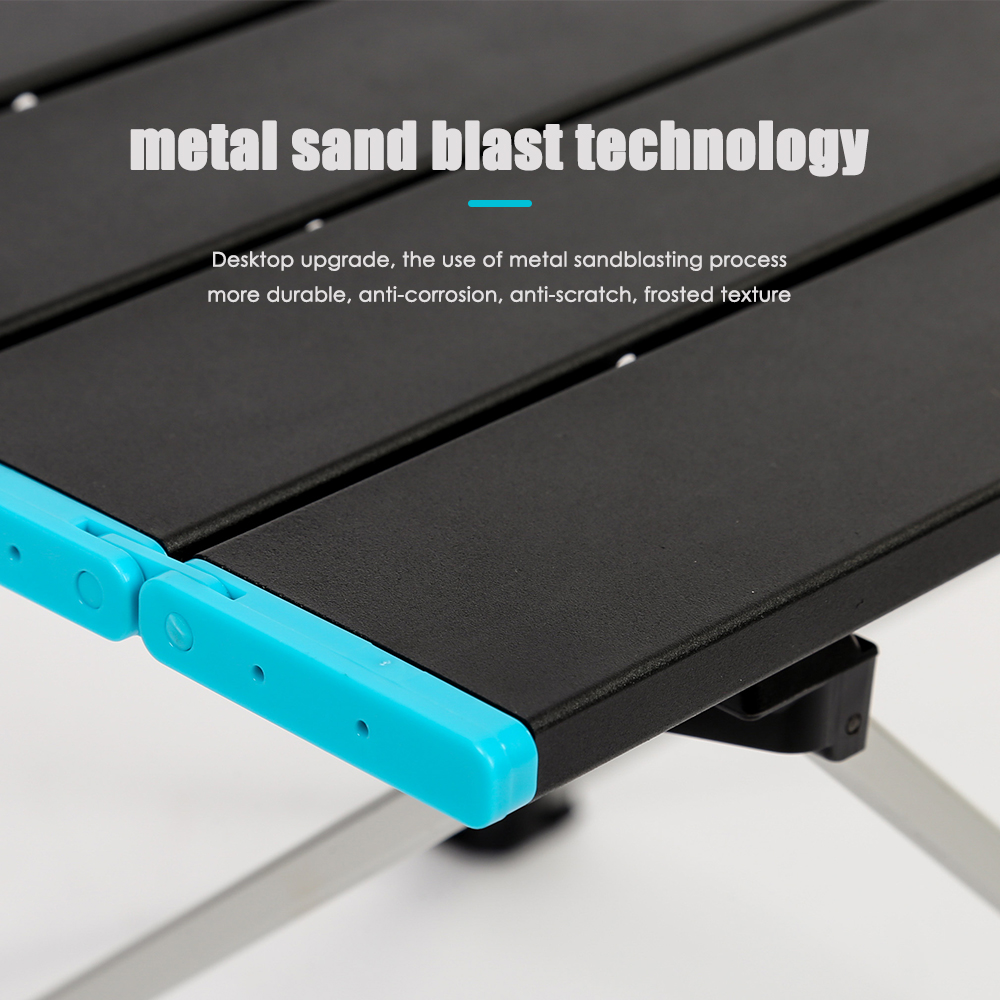 Mesa plegable de aluminio para cocinar, hacer senderismo, viajar y hacer picnic