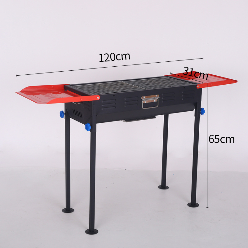 Parrilla de carbón plegable portátil para exteriores
