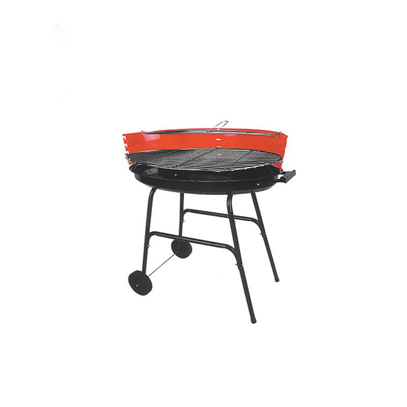 Parrilla de carbón para barbacoa portátil con hervidor