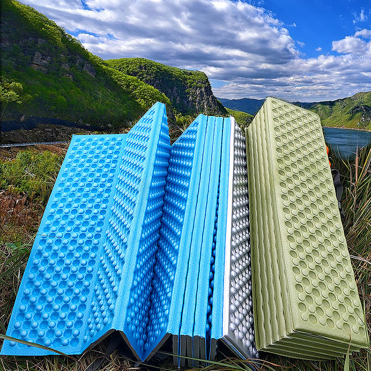 Colchoneta para dormir para acampar al aire libre a prueba de humedad con forma de huevo