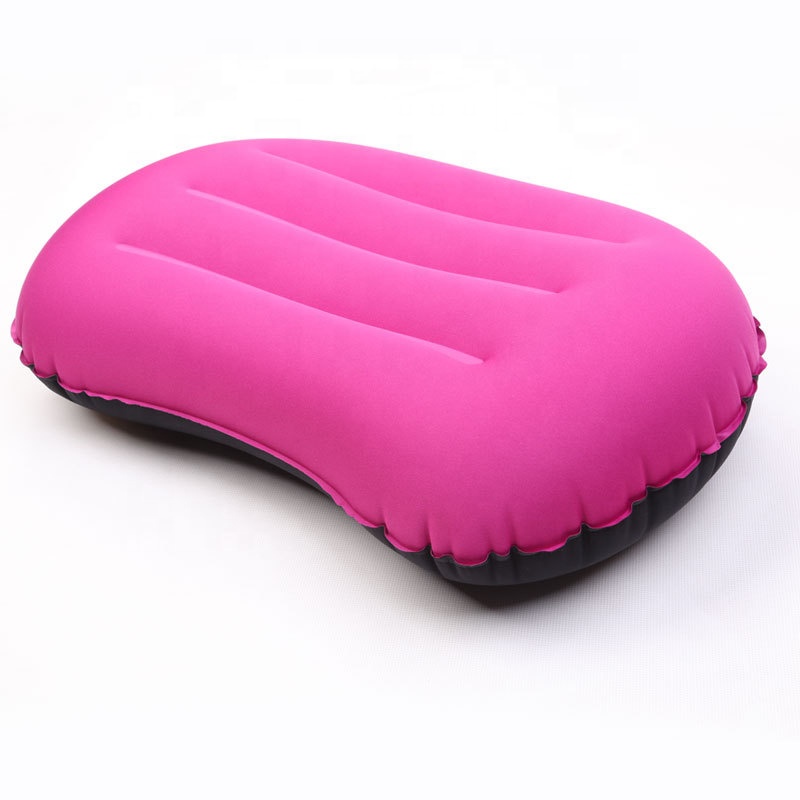 Almohada de aire ultraligera y comprimible para acampar, portátil, de TPU, para exteriores
