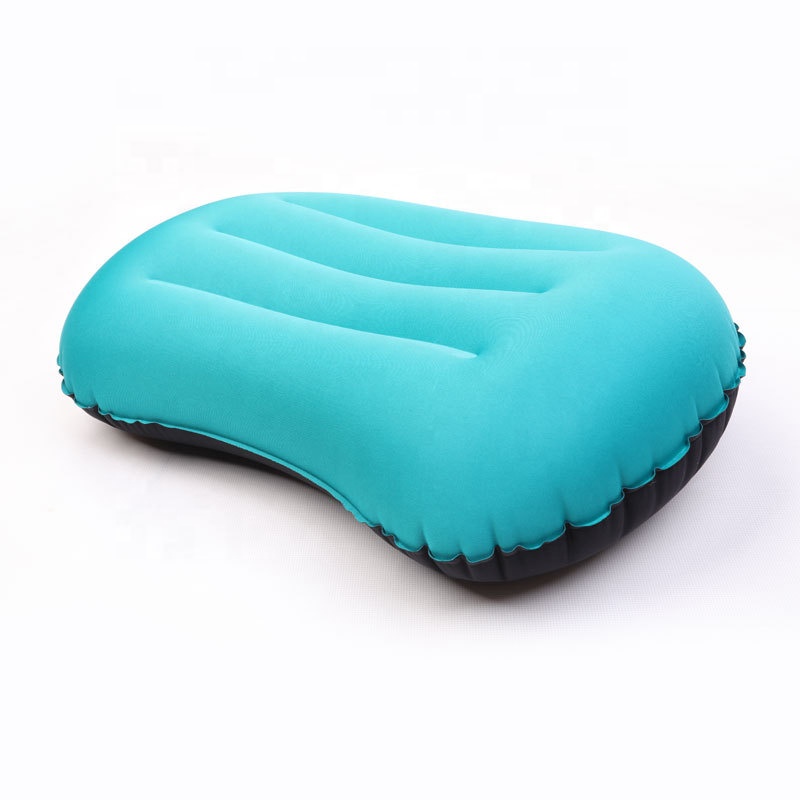 Almohada de aire ultraligera y comprimible para acampar, portátil, de TPU, para exteriores