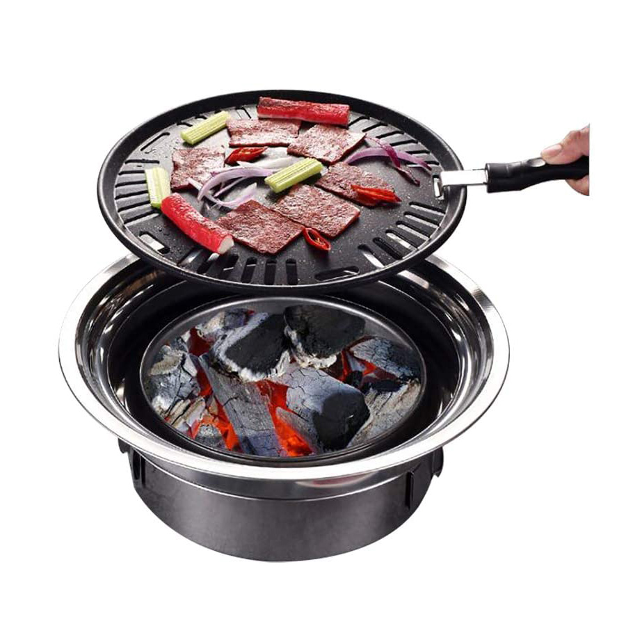 Barbacoa para acampar al aire libre