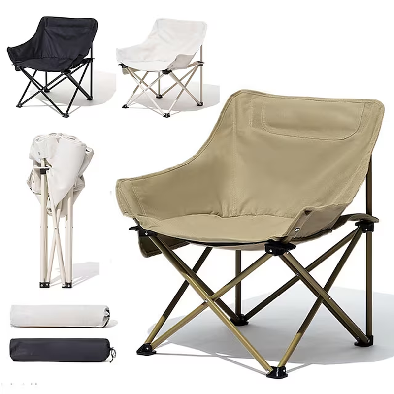 AMAZON - Silla plegable portátil para acampar, para playa, picnic, con bolsa de transporte