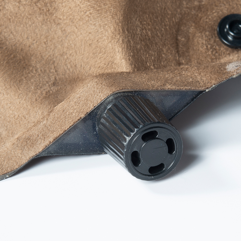 Colchoneta de aire para acampar ensanchada de gamuza para exteriores