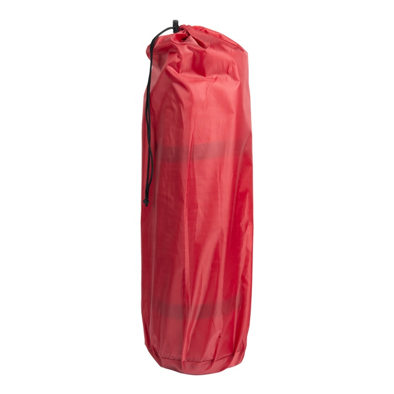 Colchoneta inflable individual para acampar al aire libre de gamuza