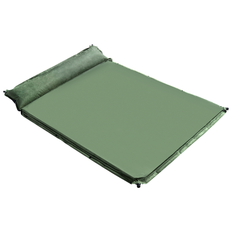 Colchón inflable automático de espuma viscoelástica para acampar