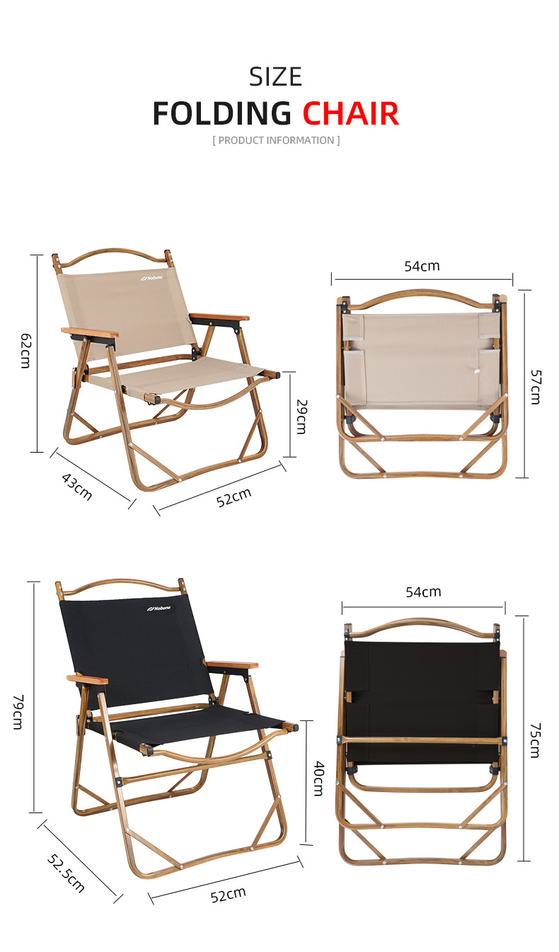 Silla plegable de aluminio para exteriores Kermit