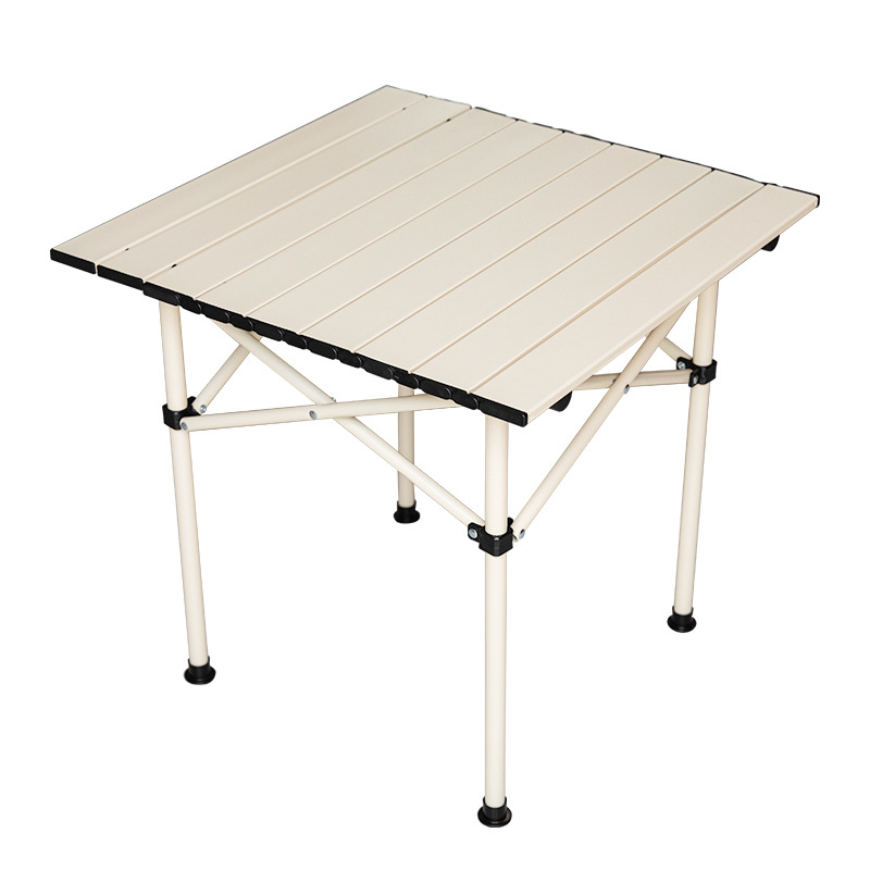 Mesa plegable de aluminio para camping