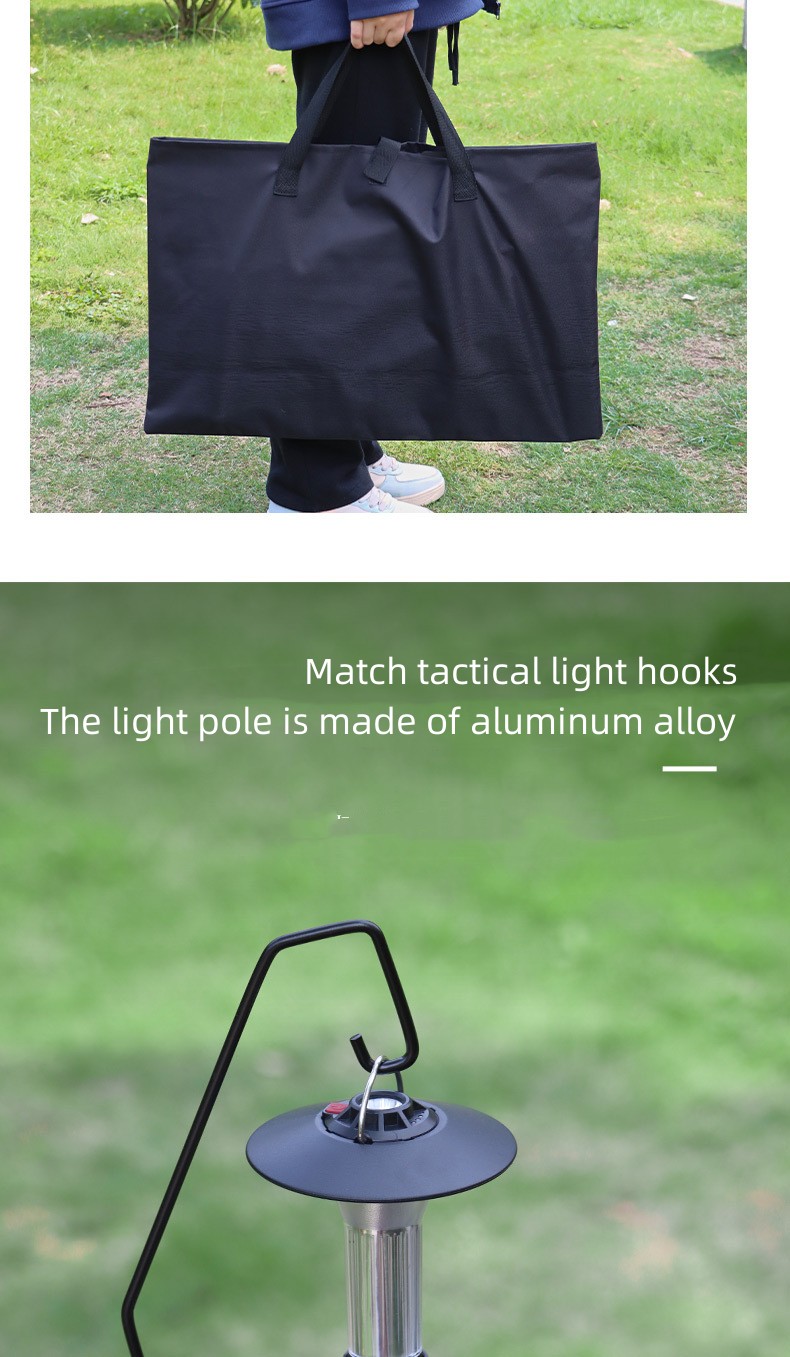 Mesa plegable táctica de aleación de aluminio para exteriores para barbacoa de camping