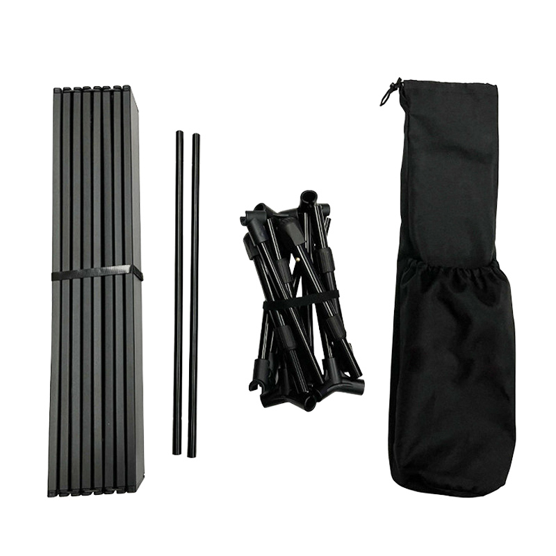 Mesa de camping plegable de aluminio portátil 2023 - Altura ajustable en 3 posiciones