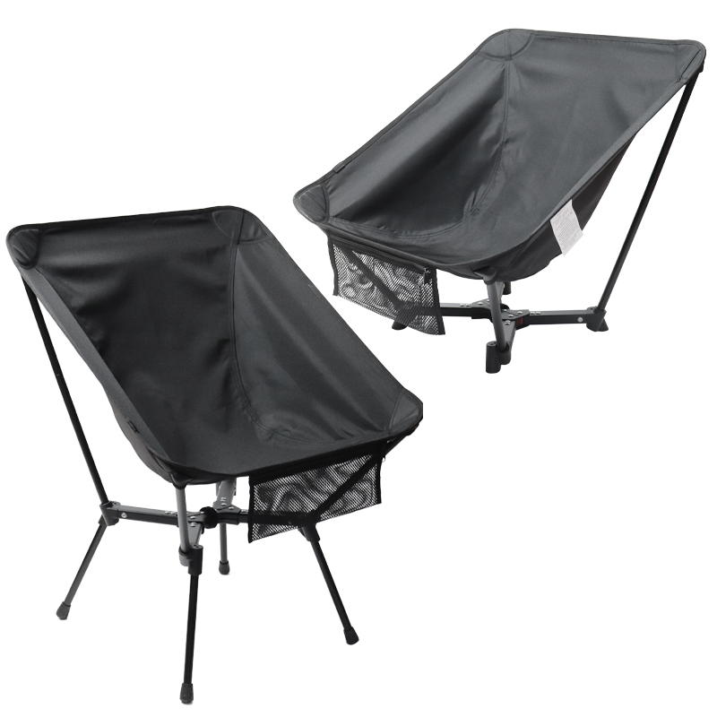Silla plegable portátil de aluminio en forma de X