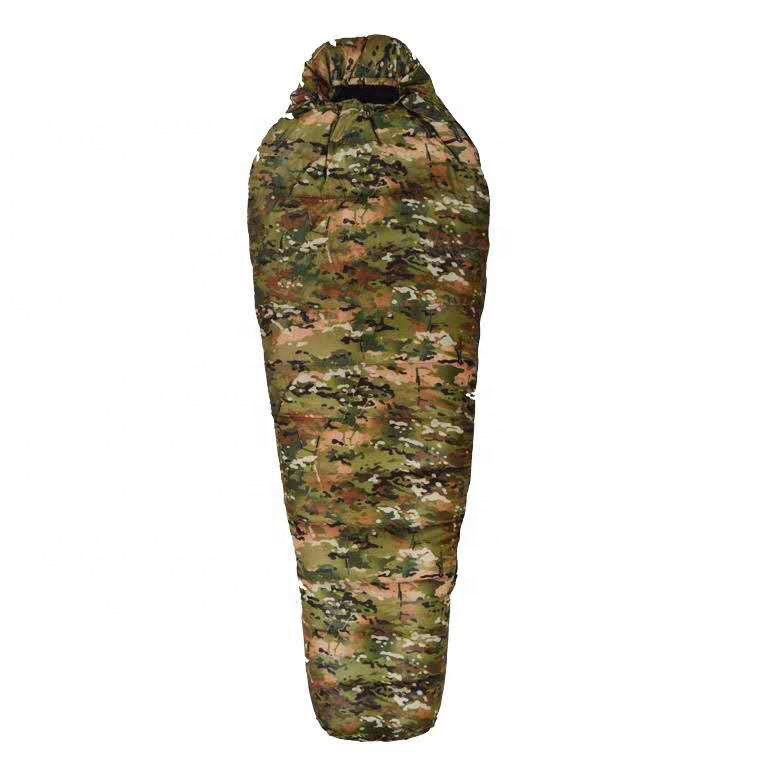 Saco de dormir para acampar en invierno con plumón de pato de 1500 g