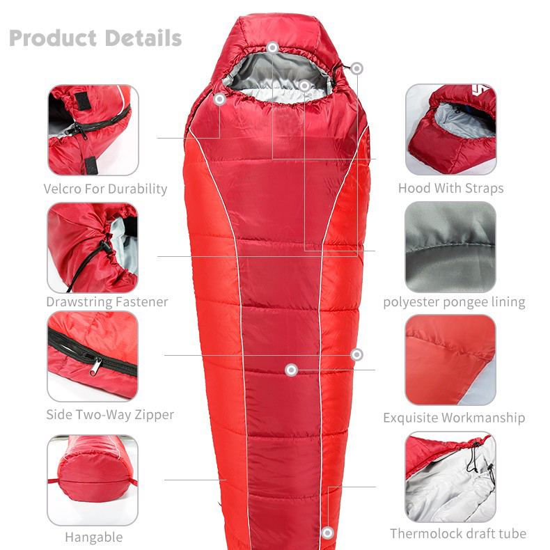 Sacos de dormir impermeables para acampar y hacer mochileros para viajes y senderismo