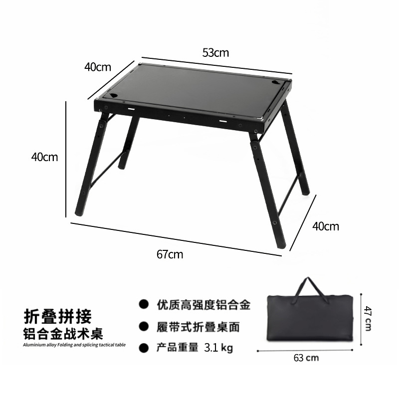 Mesa de picnic para acampar con parrilla IGT y tableros de extensión modulares