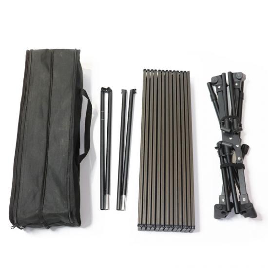 Mesa de camping plegable de aluminio Stable X-Bar