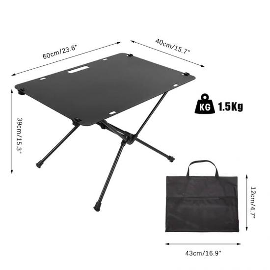 Mesa de camping multifunción para cocinar y hacer picnic