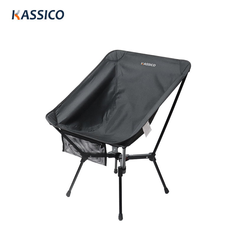 Silla plegable portátil de aluminio en forma de X