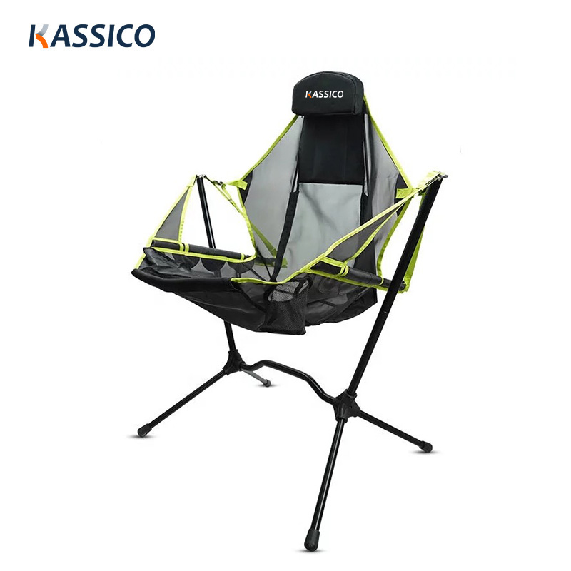 Silla columpio plegable de aluminio para exterior