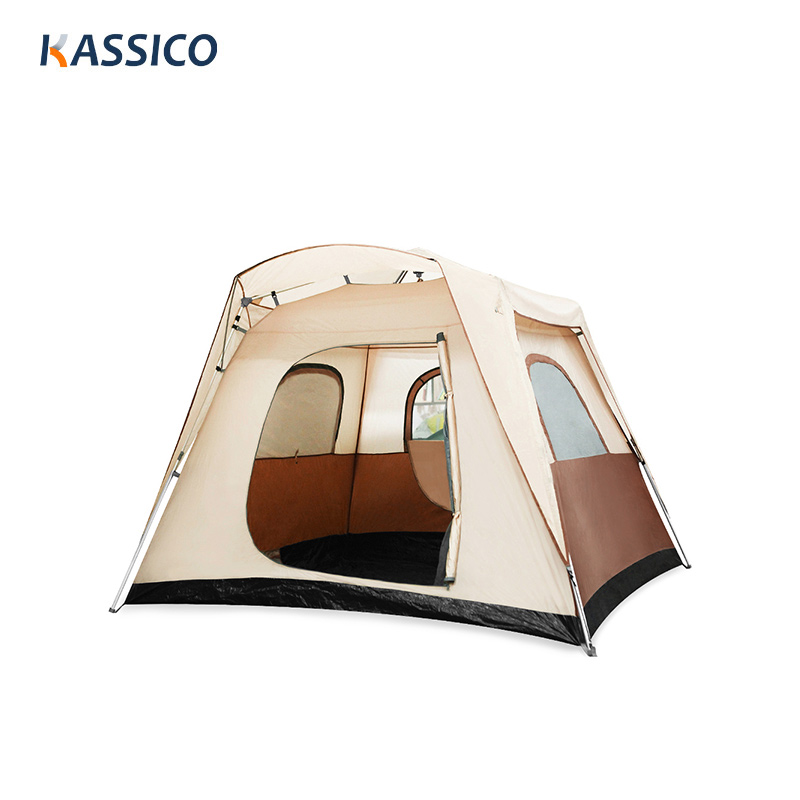 Tienda de campaña familiar resistente al viento para exteriores - Tienda de campaña tipo domo impermeable para 4 o 5 personas