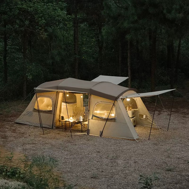Tienda de campaña tipo túnel Cloud Vessel de 2 habitaciones