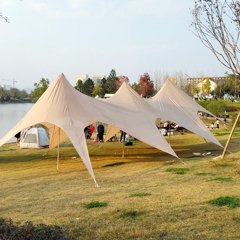 Tiendas al aire libre del toldo de la sombra de la estrella del camping para los acontecimientos de la boda del partido