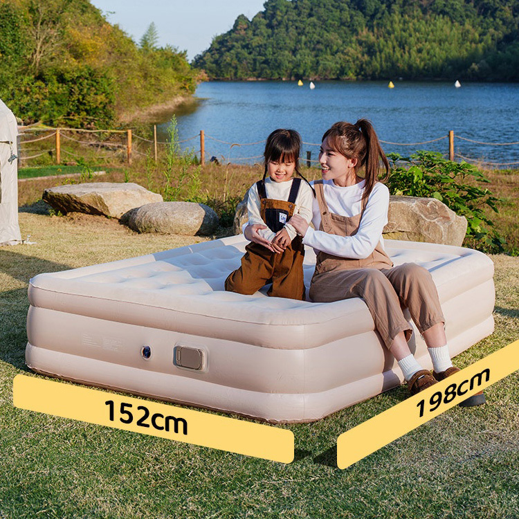 Tienda de campaña inflable de 40 cm con colchón automático con bomba