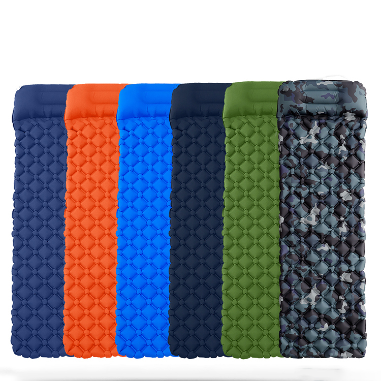 Colchoneta inflable ultraligera para acampar con aire de TPU