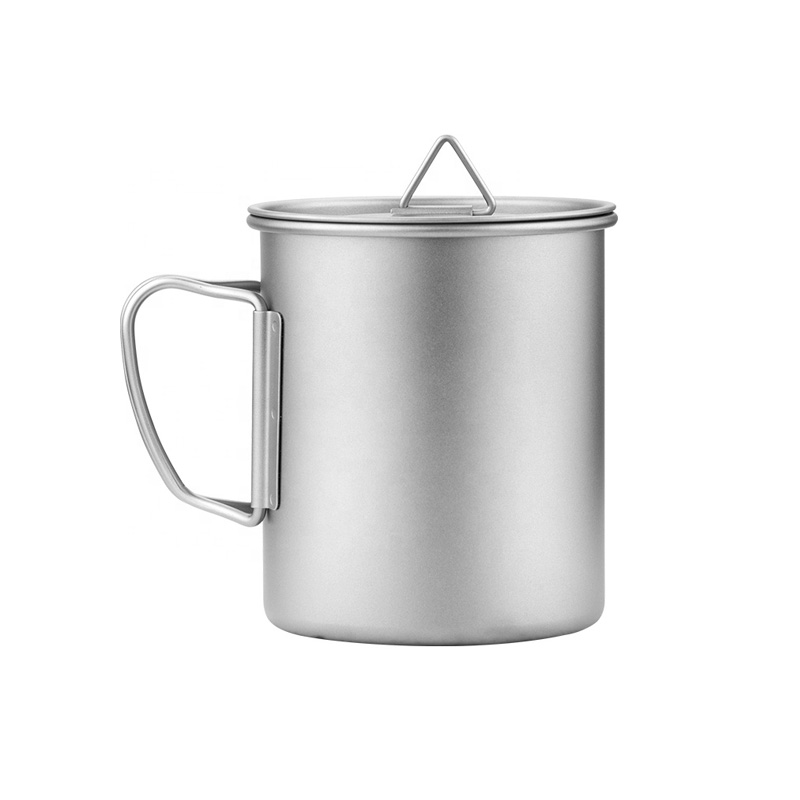 Taza de titanio ultraligera para exteriores, 300/350/550/650 ml/750 ml
