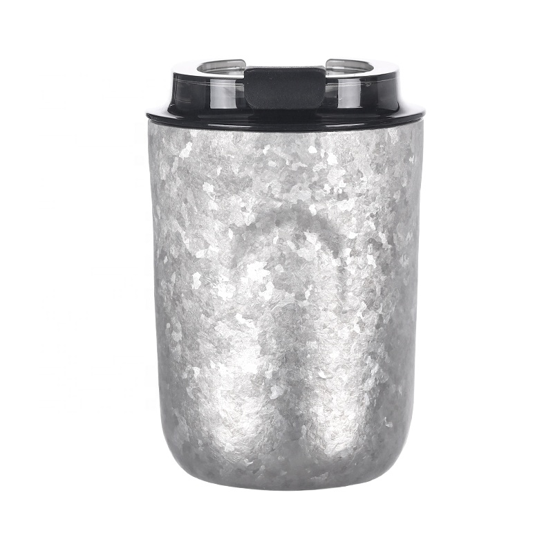 Taza de agua de 400 ml con borde aislado al vacío Taza de café Vaso de viaje