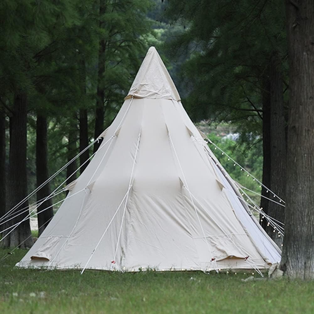 Tiendas de campaña tipo tipi en forma de pirámide para acampar al aire libre