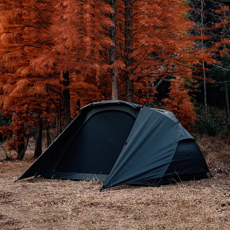 Tiendas de campaña portátiles de lona para exteriores, carpas de camping de lujo impermeables para 2 personas