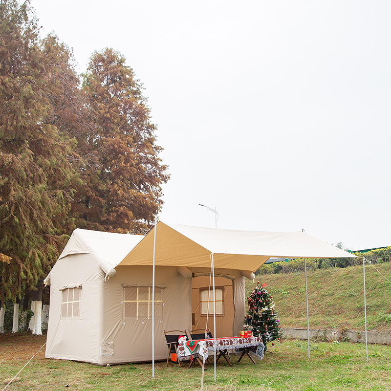 Tienda de campaña glamping de lujo, automática, impermeable