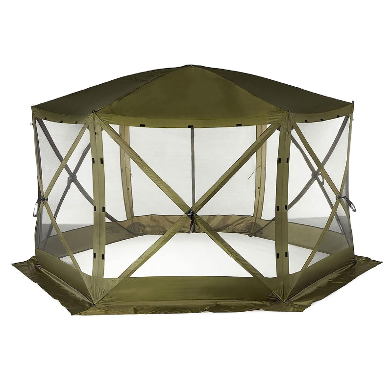 Carpas de cenador con mosquitera de 6 lados para acampar, patio y jardín