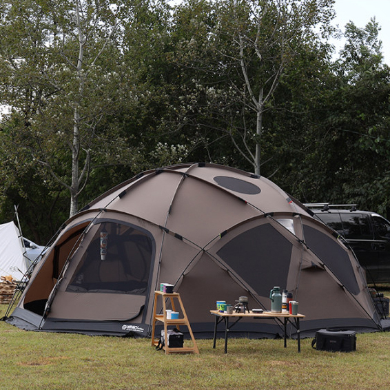 Tienda de campaña tipo domo Hemisphere para acampar al aire libre, eventos y festivales