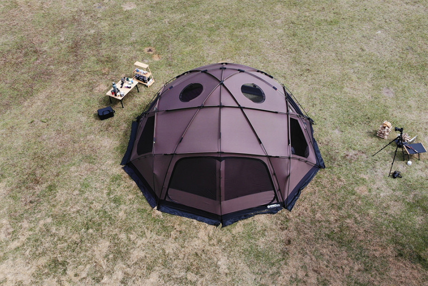 Tienda de campaña tipo domo Hemisphere para acampar al aire libre, eventos y festivales