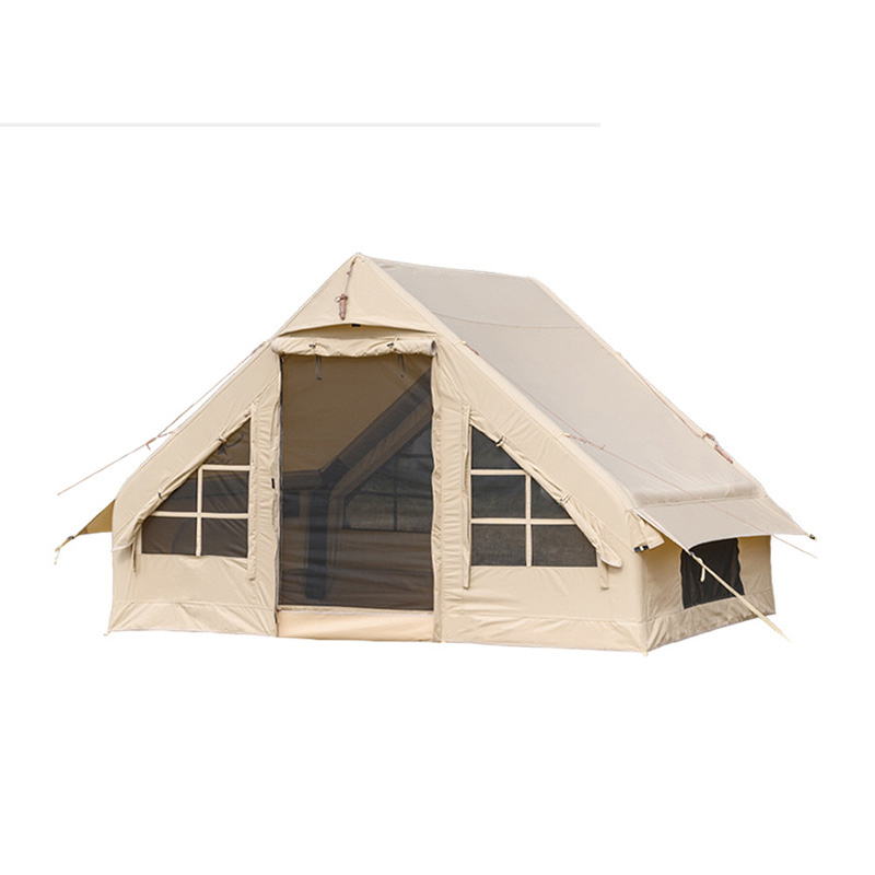 Tienda inflable de lujo para exteriores, tienda impermeable, tienda automática