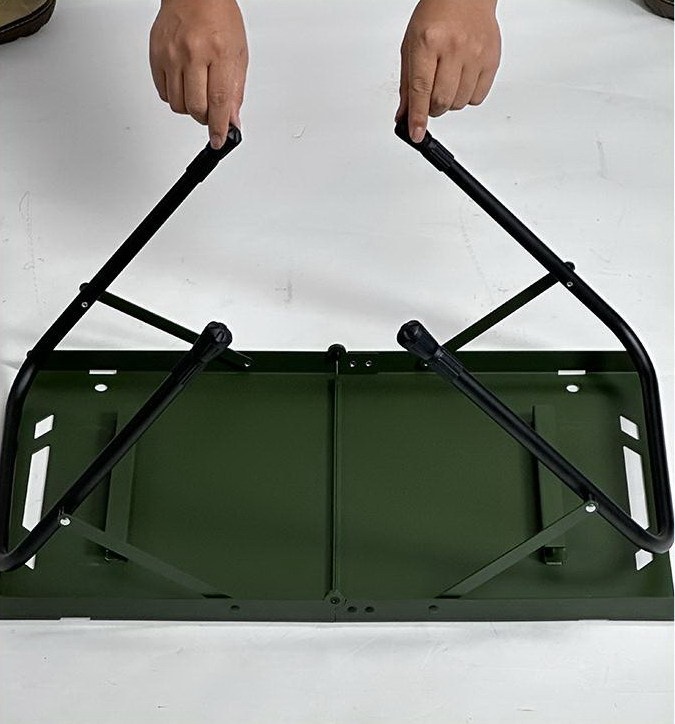 Mesa plegable ultraligera de aleación de aluminio para acampar al aire libre
