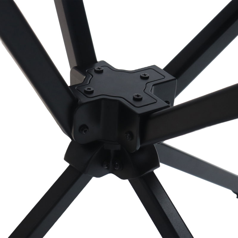 Silla plegable de aluminio ultraligera y ajustable 360 ​​grados.