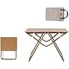 Mesa de picnic portátil de aleación de aluminio para acampar al aire libre